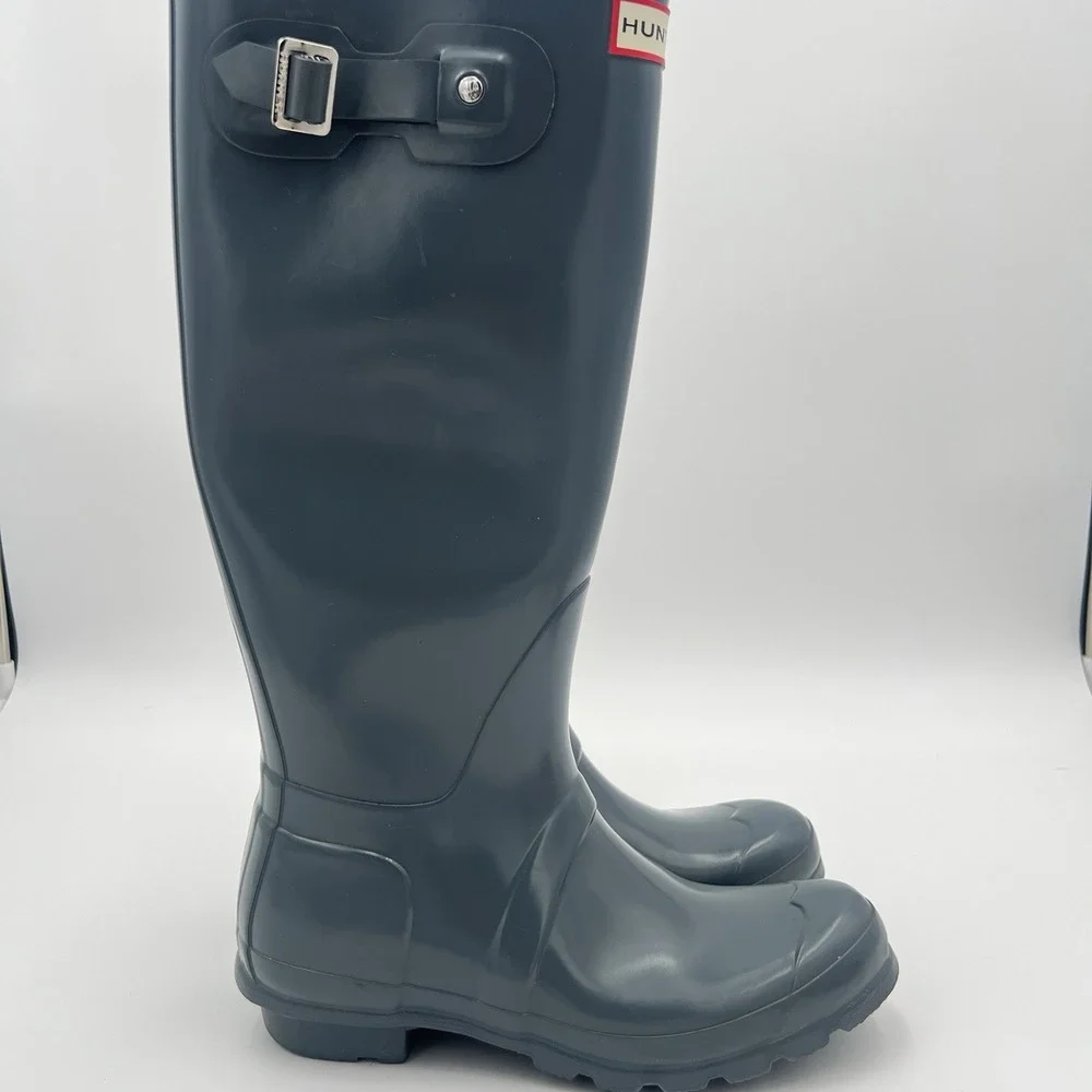 Hunter Original Tall Womens Size 5 Navy Classic Outdoor Waterproof Rain Boots
